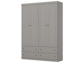 Guarda-roupa Infantil 4 Gavetas 4 Portas Móveis Henn Americano