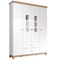 Guarda Roupa Infantil 4 Portas 150 cm Aconchego Henn Guarda Roupa Infantil 4 Portas 150 cm Aconchego Henn