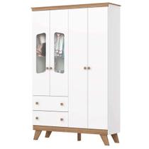 Guarda-Roupa Infantil 4 Portas 2 Gavetas Confete Henn Roupeiro Guarda-Roupa Infantil 4 Portas 2 Gavetas Confete Henn Roupeiro