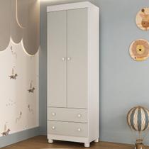 Guarda-roupa Infantil 62cm 2 Portas e 2 Gavetas Allegra Multimóveis MP4441