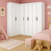 Guarda-roupa Infantil 7 Portas Jasmim