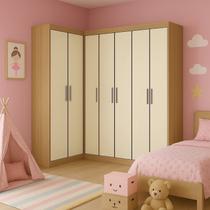 Guarda-roupa Infantil 7 Portas Jasmim