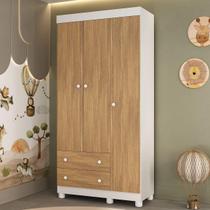 Guarda-roupa Infantil 92cm 3 Portas e 2 Gavetas Allegra Multimóveis MP4442