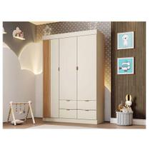 Guarda Roupa Infantil Ambiente Ayla 3 Portas Off White - Phoenix