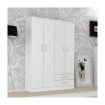 Guarda-Roupa Infantil Atalaia 4 Portas 2 Gavetas