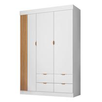 Guarda Roupa Infantil Ayla 3 Portas Branco Acetinado - Phoenix Guarda Roupa Infantil Ayla 3 Portas Branco Acetinado - Phoenix