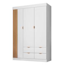 Guarda Roupa Infantil Ayla 3 Portas Branco Acetinado - Phoenix Guarda Roupa Infantil Ayla 3 Portas Branco Acetinado - Phoenix