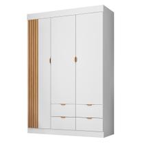 Guarda Roupa Infantil Ayla 3 Portas e 4 Gavetas - Phoenix Baby Guarda Roupa Infantil Ayla 3 Portas e 4 Gavetas - Phoenix Baby