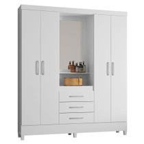 Guarda Roupa Infantil Capelinha Pérsia Branco Demóbile