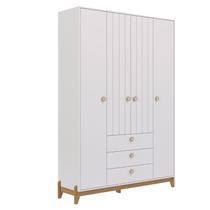 Guarda Roupa Infantil Cocada 4 Portas 100% MDF Permobili - Guarda Roupa Infantil Cocada 4 Portas 100% MDF Permobili -
