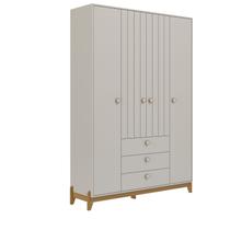 Guarda Roupa Infantil Cocada 4 Portas 100% MDF Permobili - Guarda Roupa Infantil Cocada 4 Portas 100% MDF Permobili -