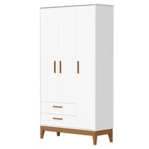Guarda Roupa Infantil Flip 3 Portas Branco Acetinado - Reller