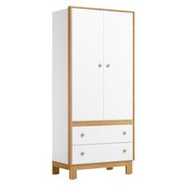 Guarda Roupa Infantil Flora 5055 Branco Acetinado - Qmovi