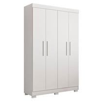 Guarda Roupa Infantil Flórida 4 Portas Branco Acetinado - Tigus Guarda Roupa Infantil Flórida 4 Portas Branco Acetinado - Tigus