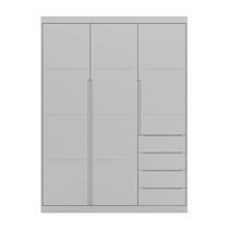 Guarda roupa Infantil Jade 165cm 100% MDF Cinza Semi Brilho - sallar home Guarda roupa Infantil Jade 165cm 100% MDF Cinza Semi Brilho - sallar home