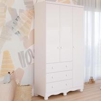 Guarda Roupa Infantil Junior 3 Portas 3 Gavetas MDF Faura