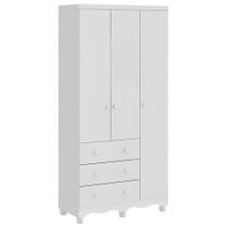 Guarda Roupa Infantil Júnior 3 Portas e 3 Gavetas - Móveis Peroba Guarda Roupa Infantil Júnior 3 Portas e 3 Gavetas - Móveis Peroba