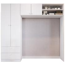 Guarda Roupa Infantil LA007 Branco Comm