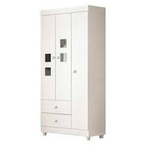 Guarda Roupa Infantil Life 3 Portas Branco Flex - Tigus Baby Guarda Roupa Infantil Life 3 Portas Branco Flex - Tigus Baby