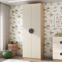 Guarda Roupa Infantil Modulado 2 Portas com Nichos e 2 Gavetas Joy Kids CabeCasa MadeiraMadeira Cinza/Avena Guarda Roupa Infantil Modulado 2 Portas com Nichos e 2 Gavetas Joy Kids CabeCasa MadeiraMadeira Cinza/Avena