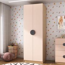 Guarda Roupa Infantil Modulado 2 Portas com Nichos e 2 Gavetas Joy Kids CabeCasa MadeiraOriginals