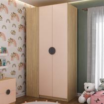 Guarda Roupa Infantil Modulado de Canto 2 Portas Joy Kids Cabecasa Madeiramadeira