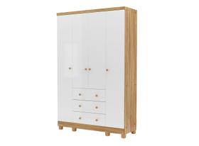 Guarda Roupa Infantil Moveis Peroba Junior 04 portas MDF Guarda Roupa Infantil Moveis Peroba Junior 04 portas MDF