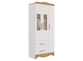 Guarda Roupa Infantil Moveis Peroba Lisi 03 portas MDF