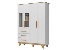Guarda Roupa Infantil Moveis Peroba Retro 04 portas MDF Guarda Roupa Infantil Moveis Peroba Retro 04 portas MDF