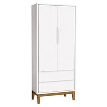 Guarda Roupa Infantil New Classic 2 Portas Branco com Pés Madeira Reller Guarda Roupa Infantil New Classic 2 Portas Branco com Pés Madeira Reller