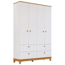Guarda Roupa Infantil Permobili Biscoito Retro 04 portas MDF