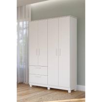 Guarda Roupa Infantil Permobili Jujuba 04 portas MDF - Guarda Roupa Infantil Permobili Jujuba 04 portas MDF -