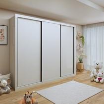 Guarda Roupa Infantil Premium Lili 242cm 3 Portas 6 Gavetas Minastex Branco Guarda Roupa Infantil Premium Lili 242cm 3 Portas 6 Gavetas Minastex Branco