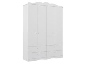 Guarda Roupa infantil Provençal Permobili Encanto 04 pts MDF