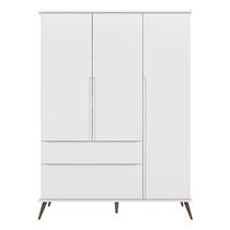 Guarda Roupa Infantil Retrô Alice 3 Portas e 2 Gavetas - PR Baby