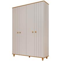 Guarda Roupa Infantil Retro Permobili Cupcake 4 portas MDF -