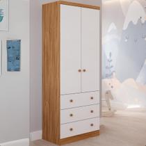 Guarda Roupa Infantil Smim 2 Portas 3 Gavetas MDF Faura