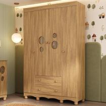 Guarda Roupa Infantil Suspiro MP4811 4 Portas de Bater 2 Gavetas MDP MDF Madeirado Multimóveis Guarda Roupa Infantil Suspiro MP4811 4 Portas de Bater 2 Gavetas MDP MDF Madeirado Multimóveis