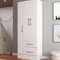 Guarda-Roupa Infantil Tiana 3 Portas 2 Gavetas Cor Branco Guarda-Roupa Infantil Tiana 3 Portas 2 Gavetas Cor Branco
