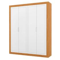 Guarda Roupa Infantil Tutto New 4 Portas Freijó Branco Soft - Matic Guarda Roupa Infantil Tutto New 4 Portas Freijó Branco Soft - Matic
