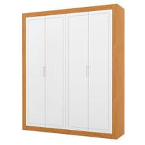 Guarda Roupa Infantil Tutto New 4 Portas Freijó Branco Soft - Matic Guarda Roupa Infantil Tutto New 4 Portas Freijó Branco Soft - Matic