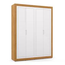 Guarda Roupa Infantil Tutto New 4 Portas Freijó/Branco Soft - Matic Móveis