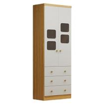 Guarda Roupa Infantil Uli New 2 Portas e 3 Gavetas - Móveis Peroba