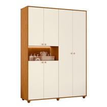 Guarda Roupa Infantil Vittoria 06 Portas Cinamomo Off White - Moveis Albatroz Guarda Roupa Infantil Vittoria 06 Portas Cinamomo Off White - Moveis Albatroz