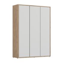 Guarda-Roupa Infantil Wood 3 PT 3 GV Branco e Carvalho Treviso Guarda-Roupa Infantil Wood 3 PT 3 GV Branco e Carvalho Treviso