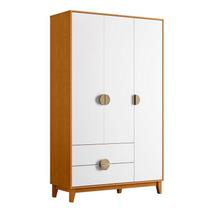 Guarda Roupa Ipê 03 portas Branco Cinamomo - Móveis Albatroz Guarda Roupa Ipê 03 portas Branco Cinamomo - Móveis Albatroz