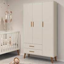Guarda Roupa Isis para Quarto de Bebê 100% MDF 3 Portas Guarda Roupa Isis para Quarto de Bebê 100% MDF 3 Portas