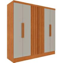 Guarda Roupa Itaperuna Casal Ripado 6 Portas 4 Gavetas Tcil