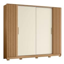 Guarda Roupa Jacarandá Ripado com Portas de Correr Albatroz