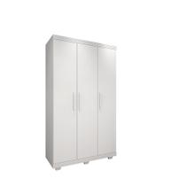 Guarda Roupa Lanza Lion 3 Portas Pintura UV 221cm Branco